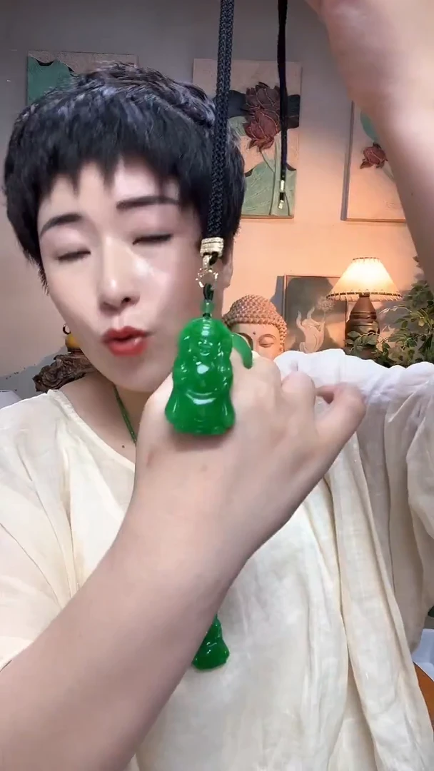 吊坠(赠链)合金翡翠634
