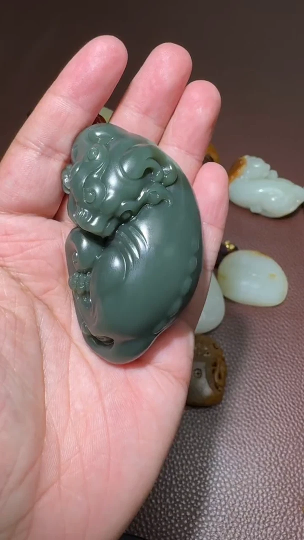 和田玉未镶嵌挂件D****冰和田玉