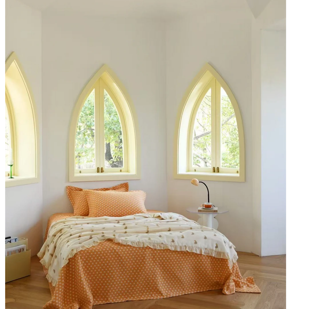 雅赞【经典三层星星床单】双面亲肤柔软母婴吸汗透气多功能盖毯