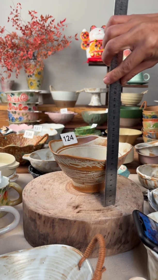 陶瓷124-粗陶斗笠碗