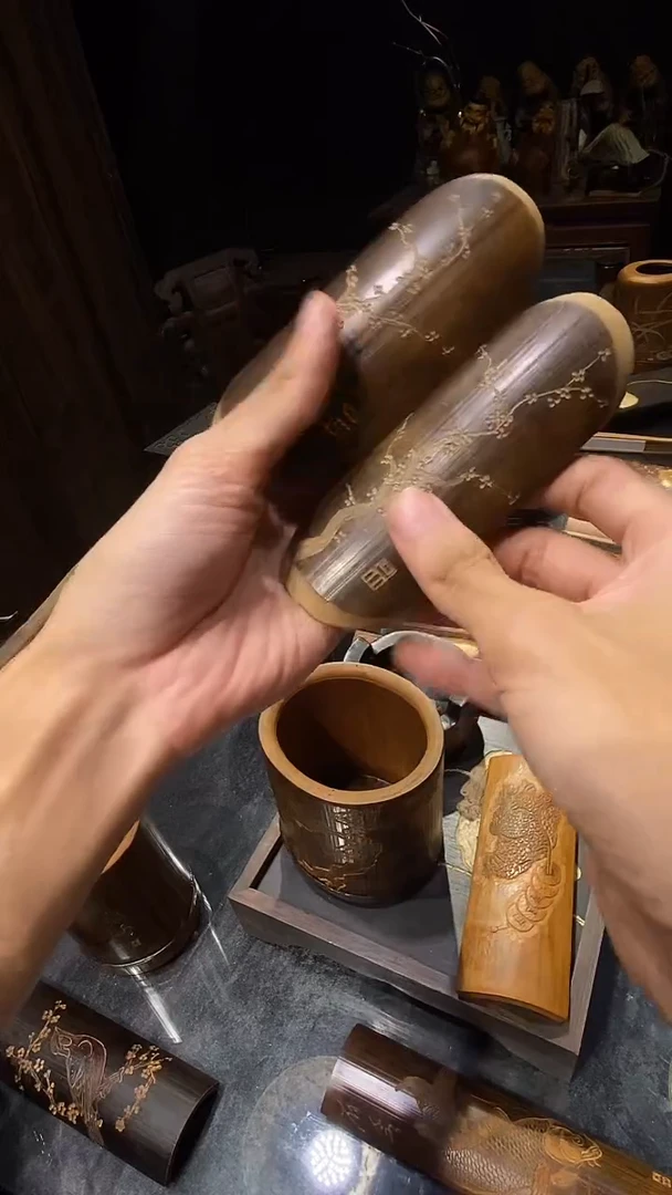 小臂搁茶则【梅花】