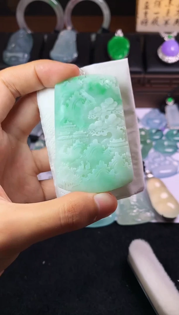 未镶嵌定制翡翠S毛货不退不换