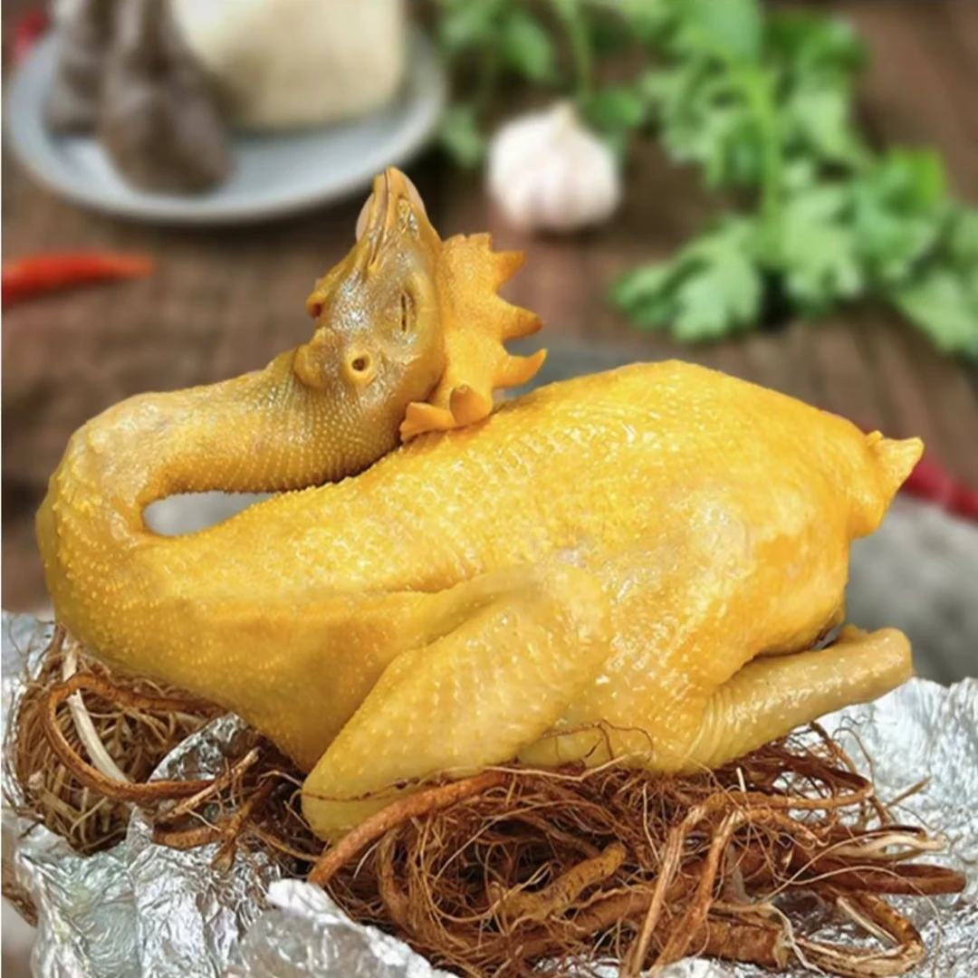 正宗广式咸香鸡（五指毛桃味）皮脆肉质紧实，熟食 ，顺丰包邮