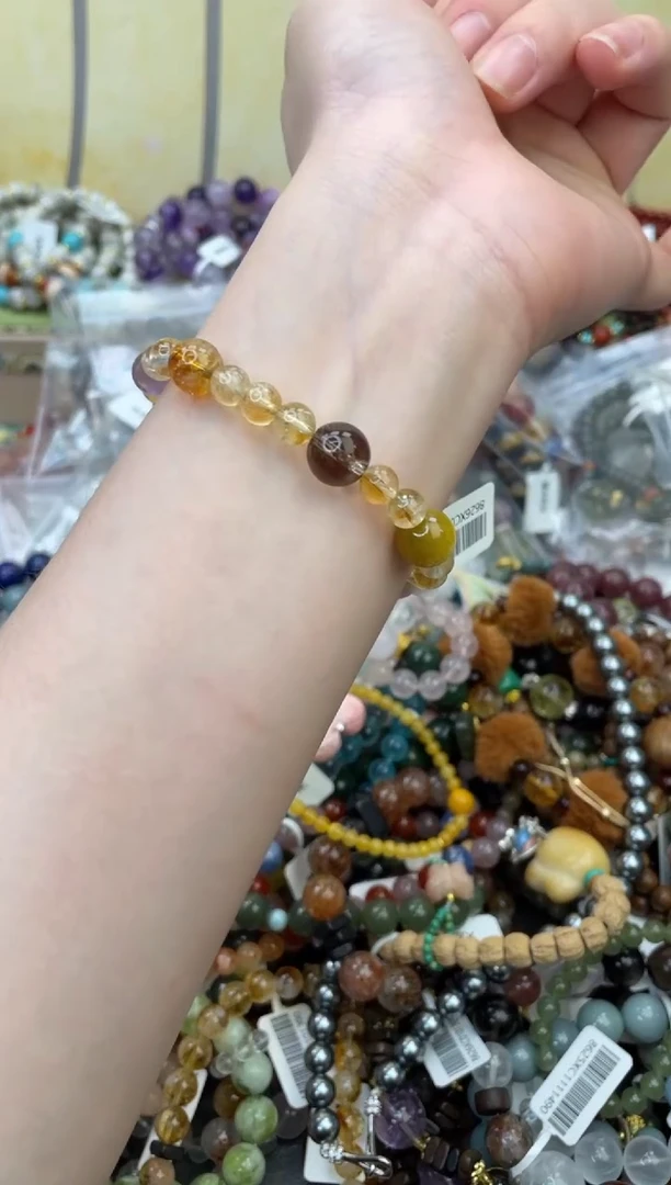 未镶嵌手链黄晶146