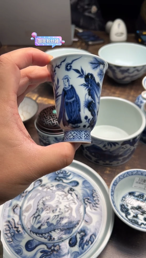 【闪购商品】/溪澜仰元萧何月下追韩信仰钟杯