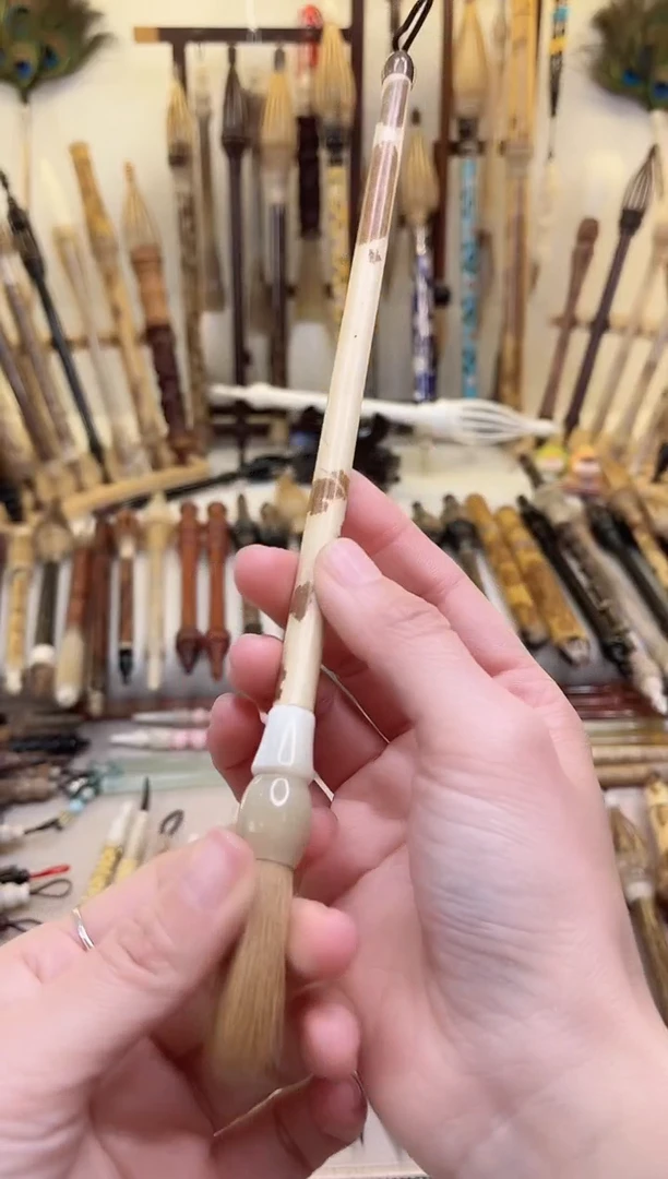 【清水试笔，拒绝蘸墨】墨琳笔庄毛笔1支纯狼