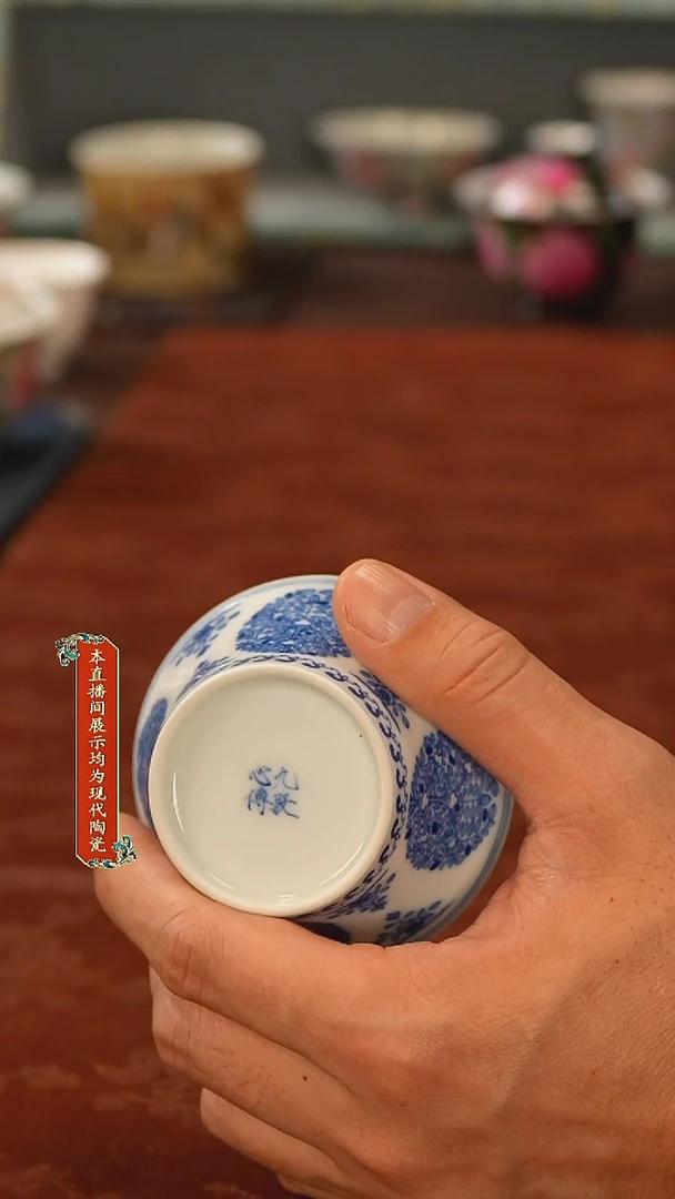 瓷片H*景德镇手工手绘精美陶瓷1