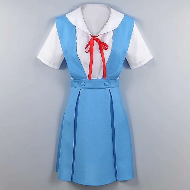 新世纪cos服绫波丽明日香jk战士衣服cosplay动漫水手服校服漫展