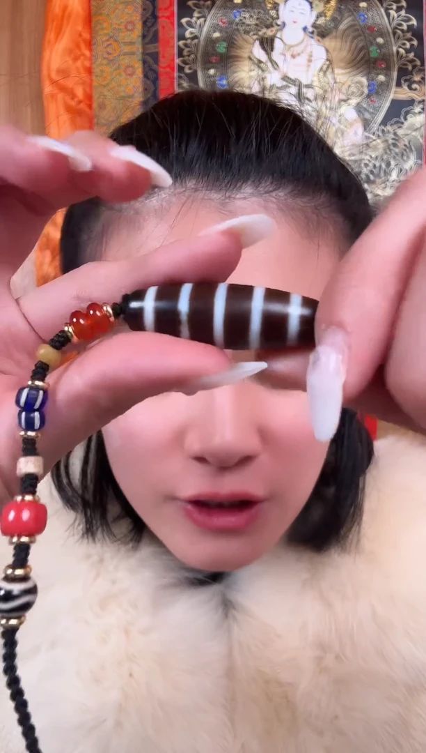 铁合金花岗石藏式风格珠串
