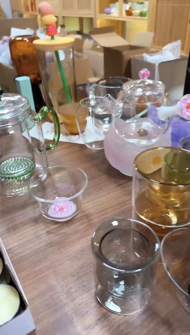 灰色双层小杯子带图
