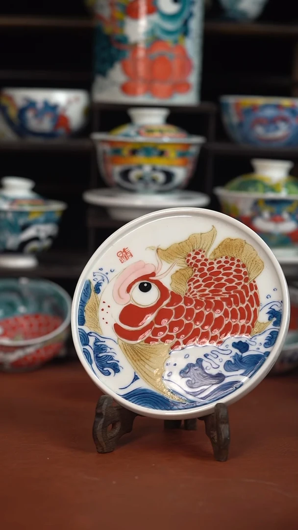 昨明手绘壶承（微瑕福利）