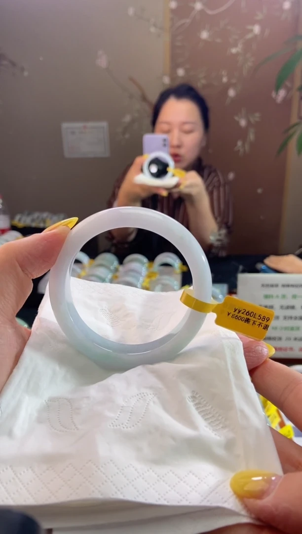 未镶嵌手镯翡翠58.9圈口d