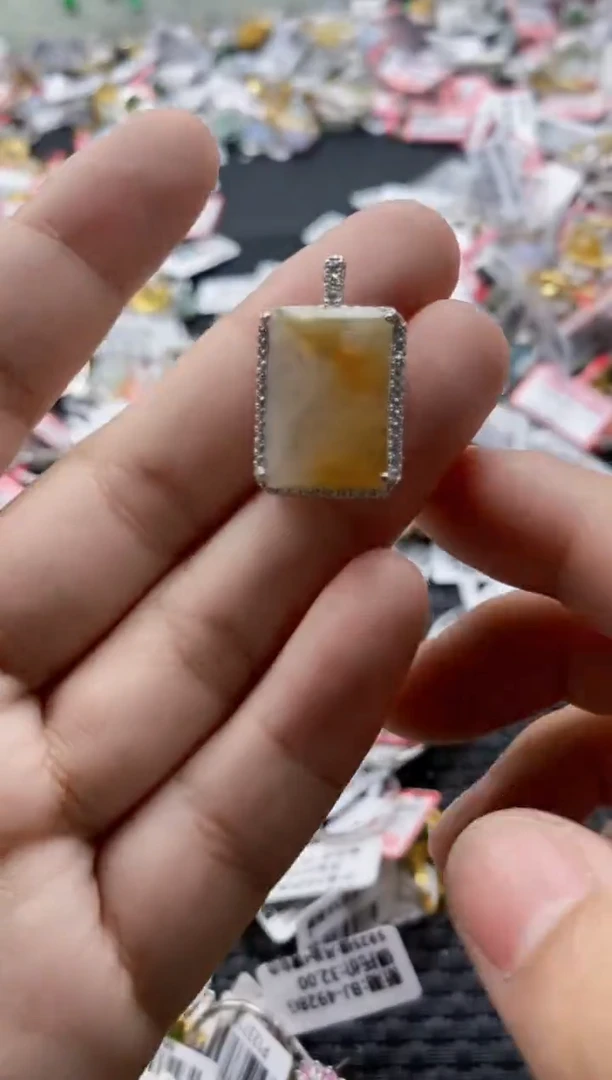 翡翠戒指银S925镶嵌8888---8