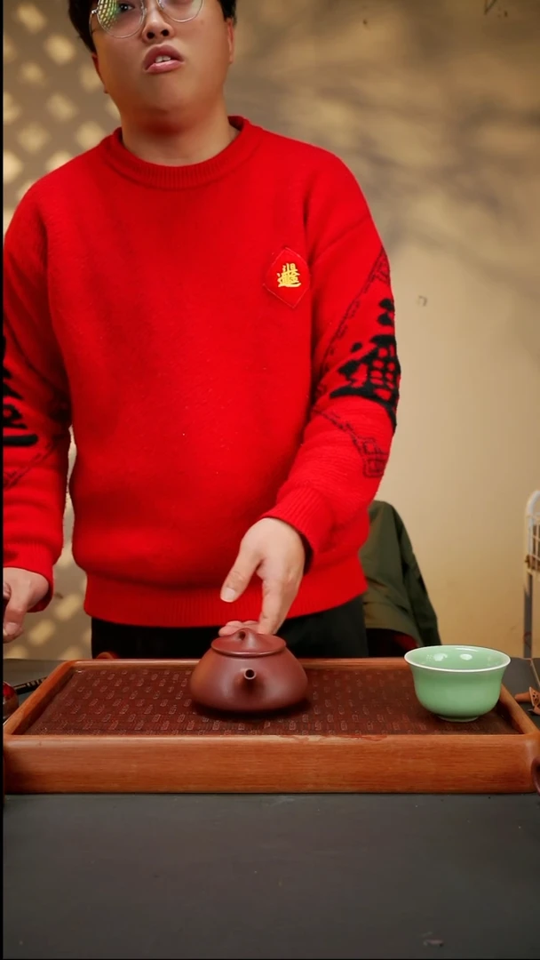 【闪购商品】紫砂茶壶底槽青 景舟石瓢