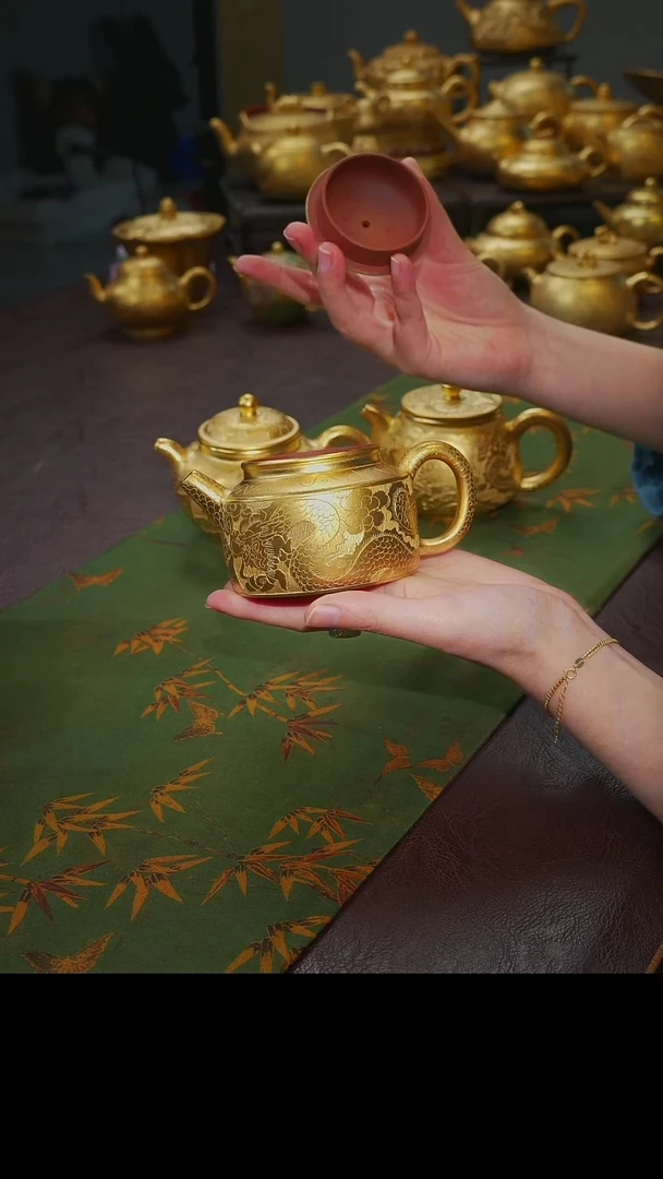 茶杯紫砂【宜景窑系列】金壶1