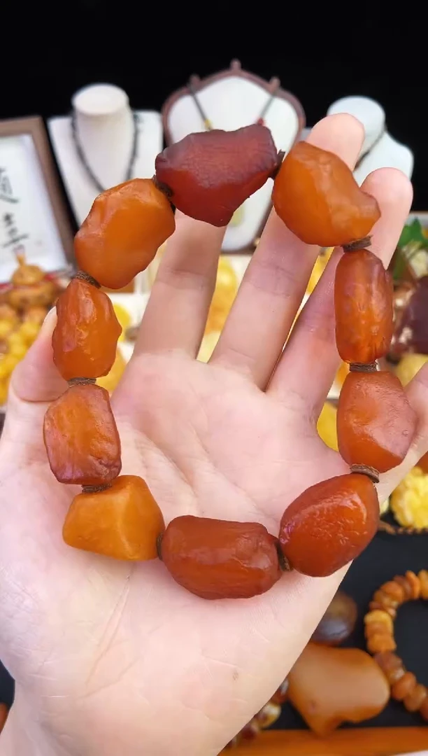 琥珀未镶嵌珠宝奇石丛*?柒月