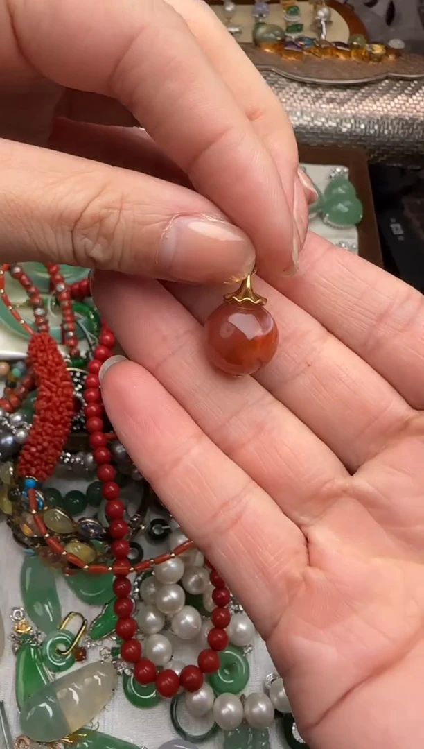 非金属其他（人造材质）无花花圆珠