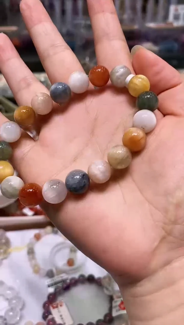 未镶嵌手链水晶多样性发其一兔毛10.5+