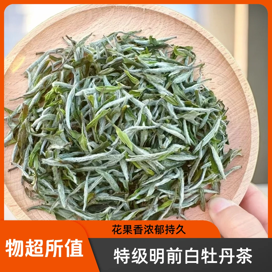 福鼎白茶王2025年荒野老树牡丹王白牡丹花香毫香磻溪茶高山茶散茶