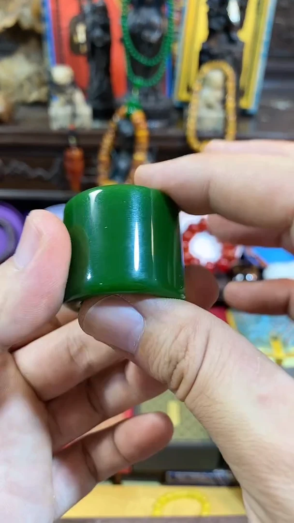 和田玉（碧玉）未镶嵌把件旭升文玩精选推荐1