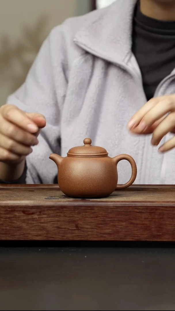 紫砂茶壶青降坡 小匏樽 170cc左右