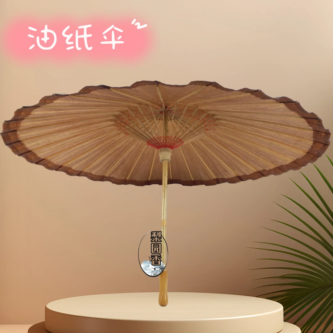戏曲用品道具古风古典装饰伞舞蹈伞复古桐油木制木柄伞许仙油纸伞