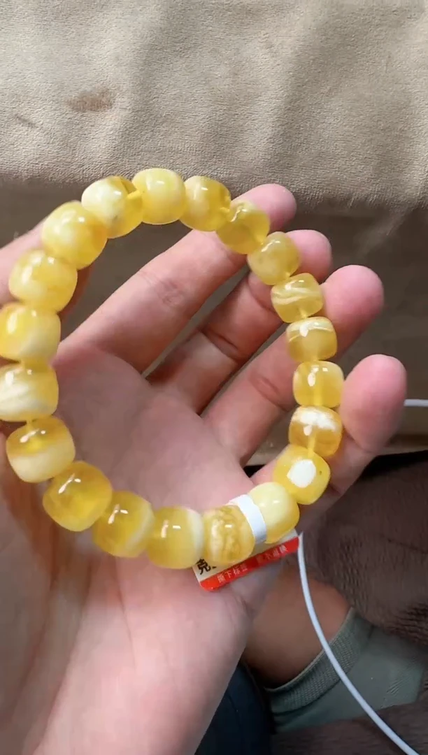 未镶嵌蜜蜡手串蜜蜡手串