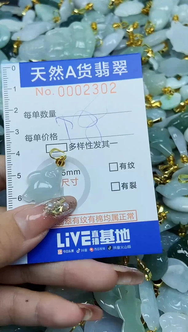 翡翠未镶嵌颈饰天然A货翡翠