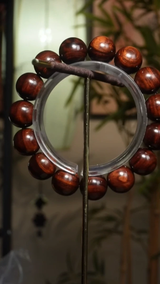 手串/手链黄花梨/降香黄檀海南1.5cm密纹老料