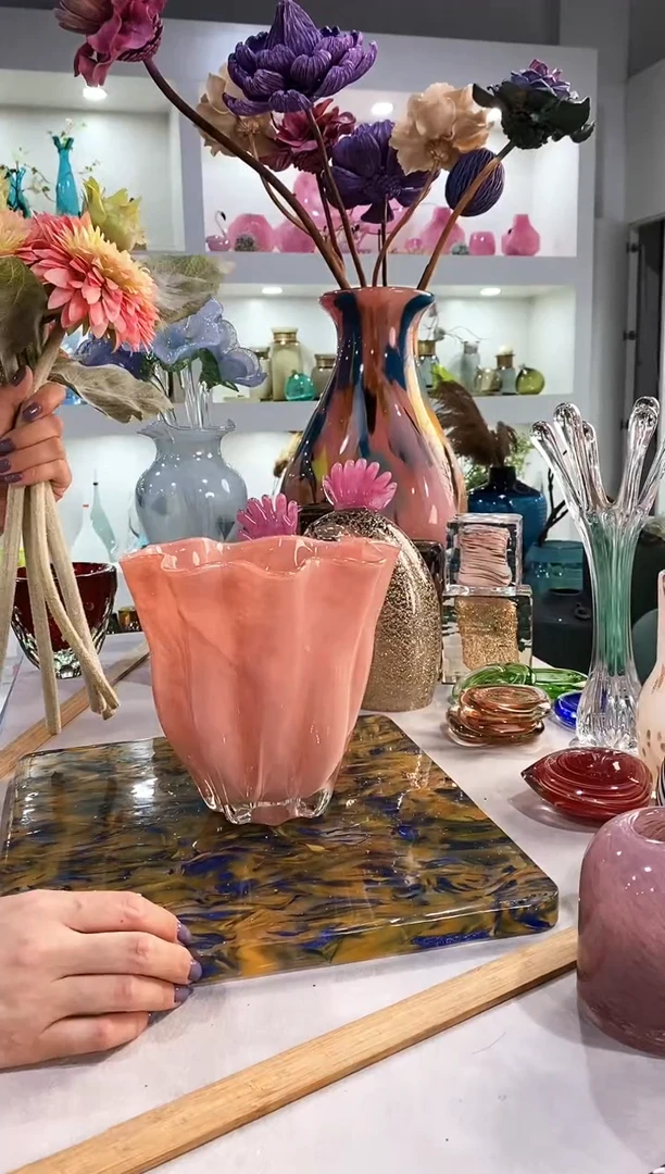 慕忆家手作琉璃花瓶