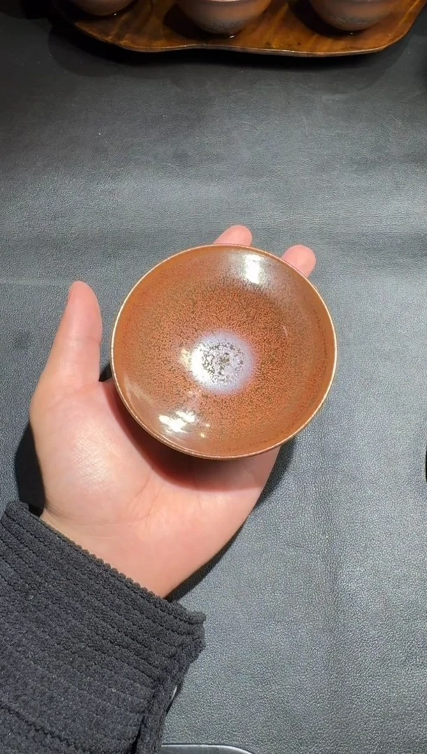 茶盏陈远福代表作红梅15