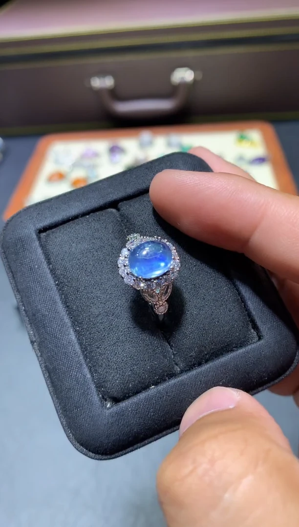 海蓝宝石戒圈未镶嵌K51【多样性发其一】