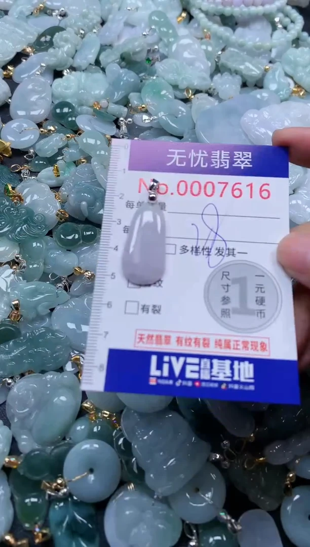 颈饰未镶嵌翡翠7616