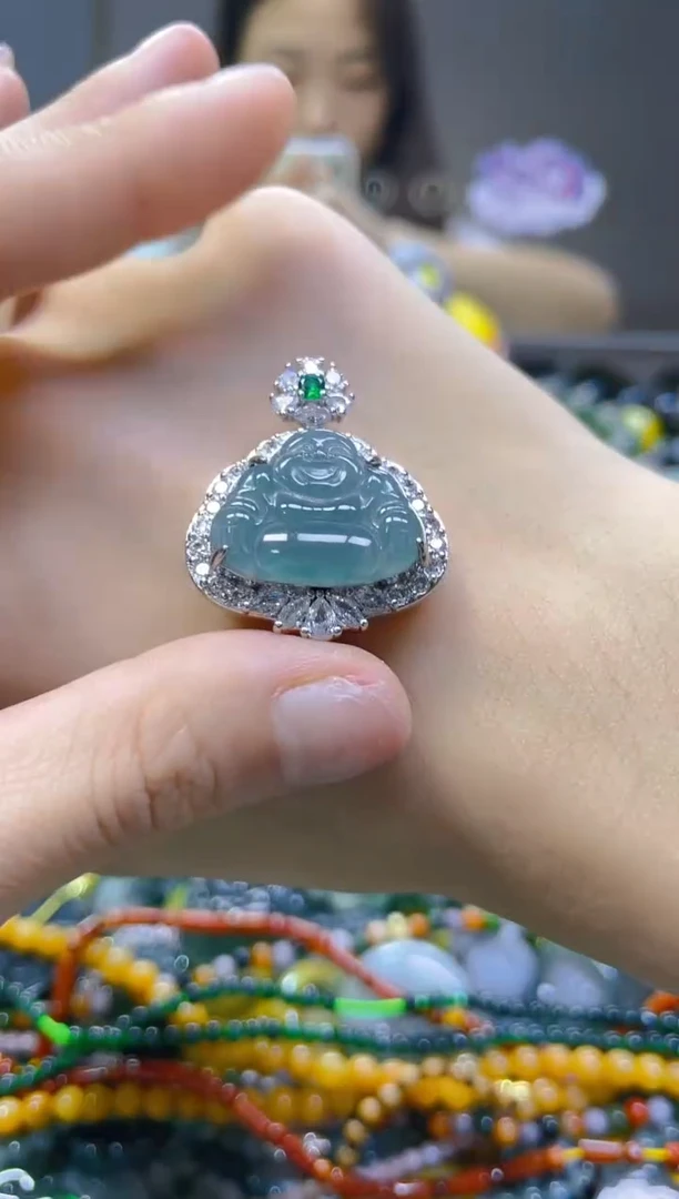 翡翠未镶嵌颈饰/S/翡翠A货，一件也A是批发价