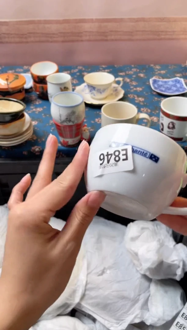 杯l**y瓷器瓷器E846