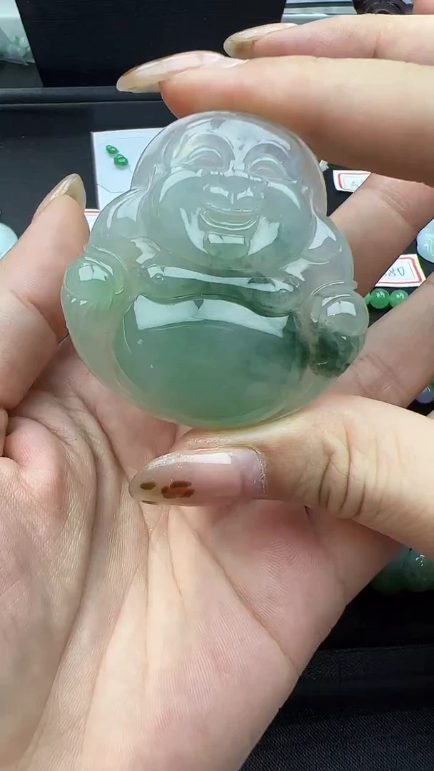 颈饰未镶嵌翡翠佛公