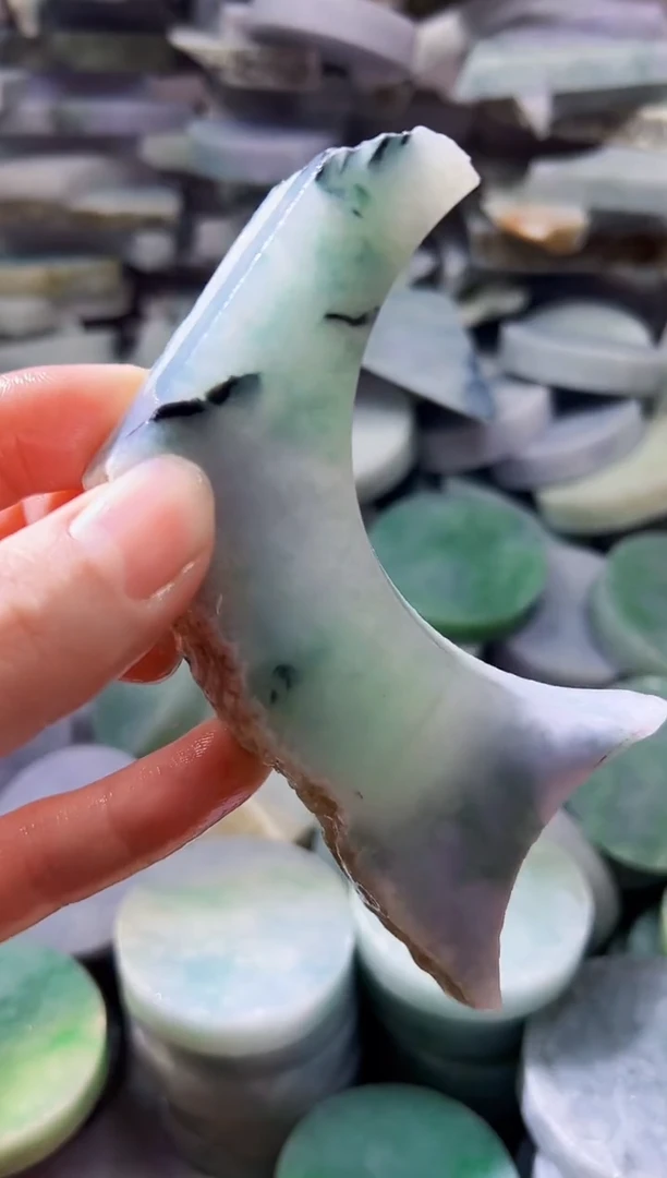 裸石翡翠天然翡翠A货玉 南 457