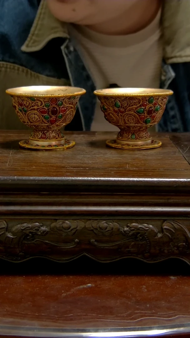 造像铜像铜造像收藏杯子