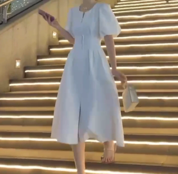 2025夏季新款网红同款洋气减龄韩版爆款连衣裙女珍8-e