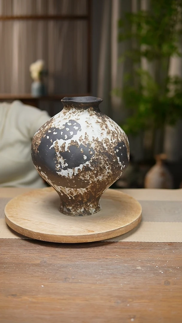 【闪购商品】陶瓷花器诧寂黑灯笼