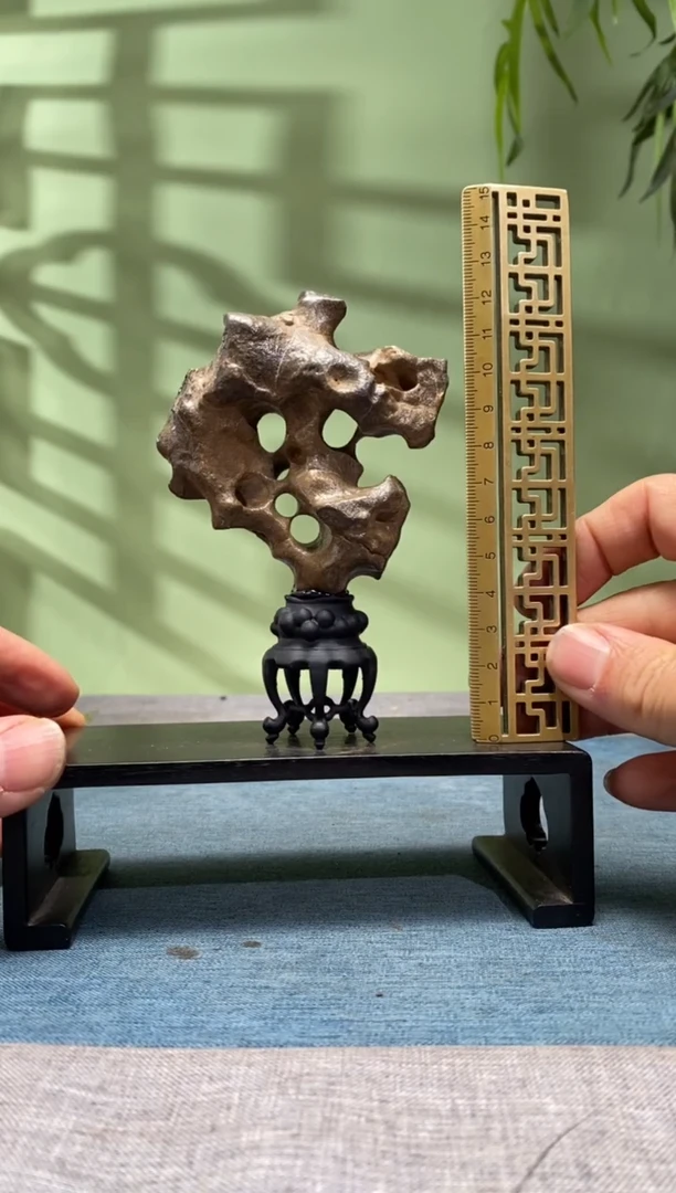 石材树脂底座 石头是青州玲珑石