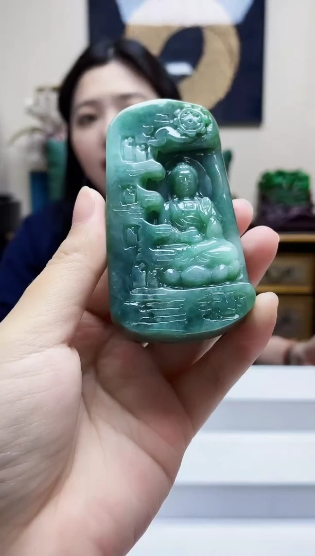 未镶嵌定制翡翠吊坠31