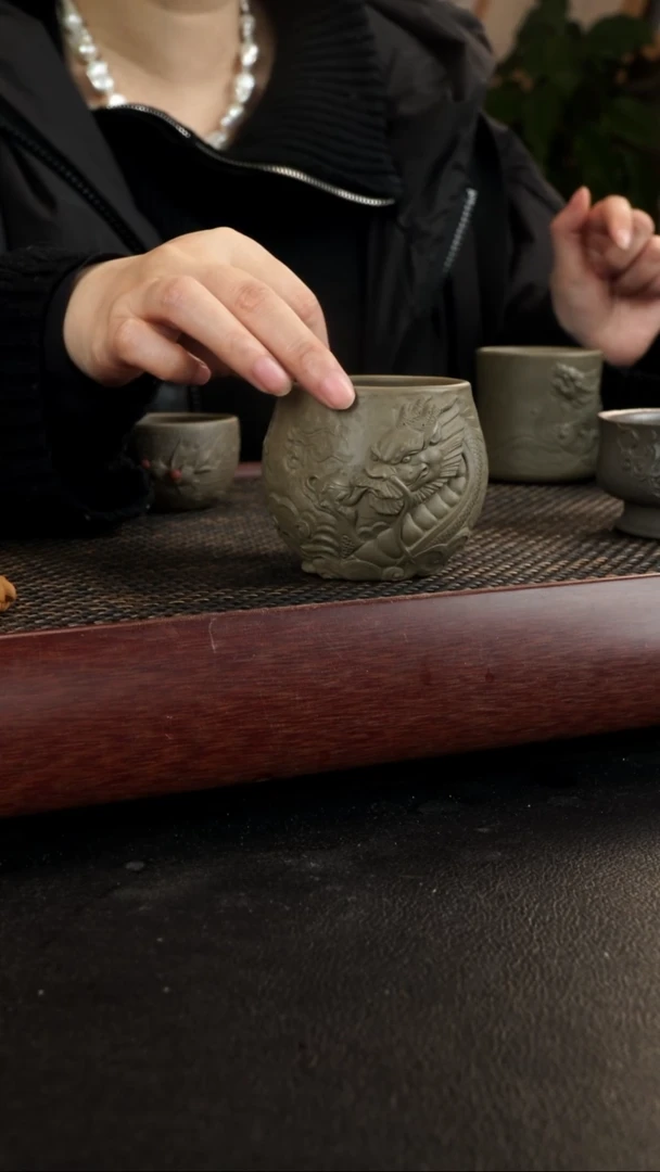 【闪购商品】紫砂茶杯青段权荣杯