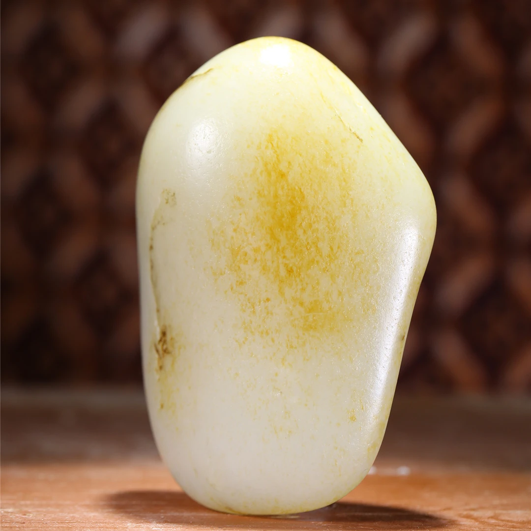 【央博玉专属】和田玉原石YJSZ3617尺寸 72.4*49.3*25.4mm