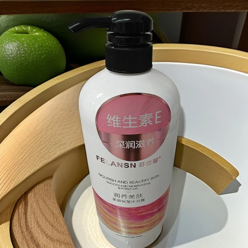 芬兰馨烟酰胺莹润保湿沐浴露白色 无香 1L