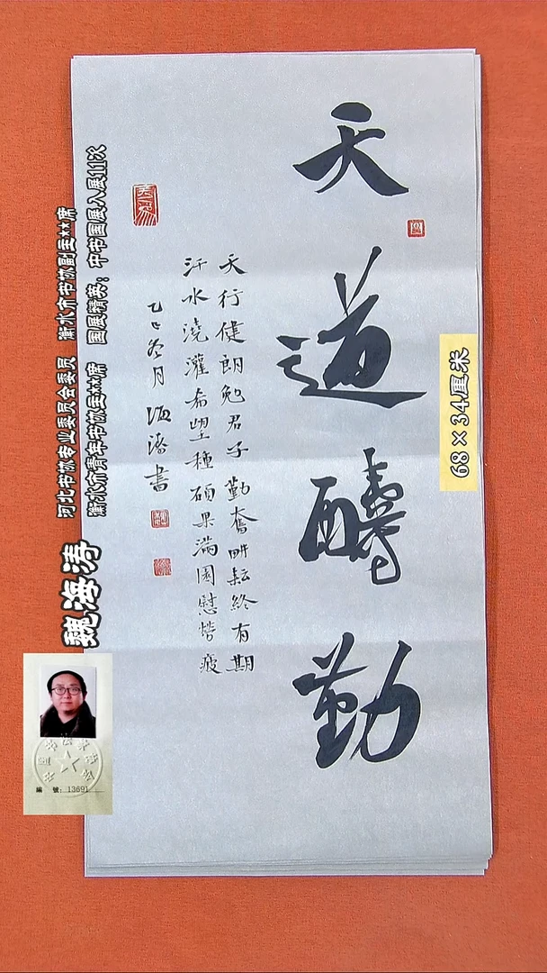 书法165R魏海涛书法作品