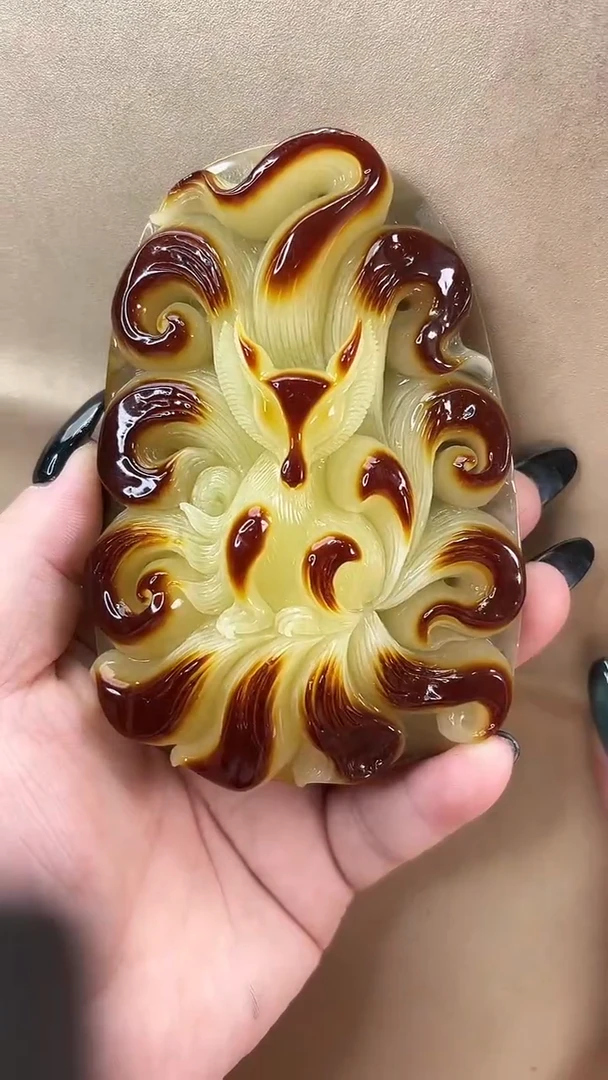 琥珀颈饰未镶嵌吊坠