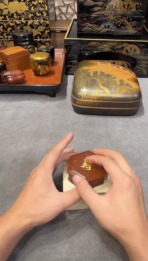 香盒   大漆漆器大漆漆器