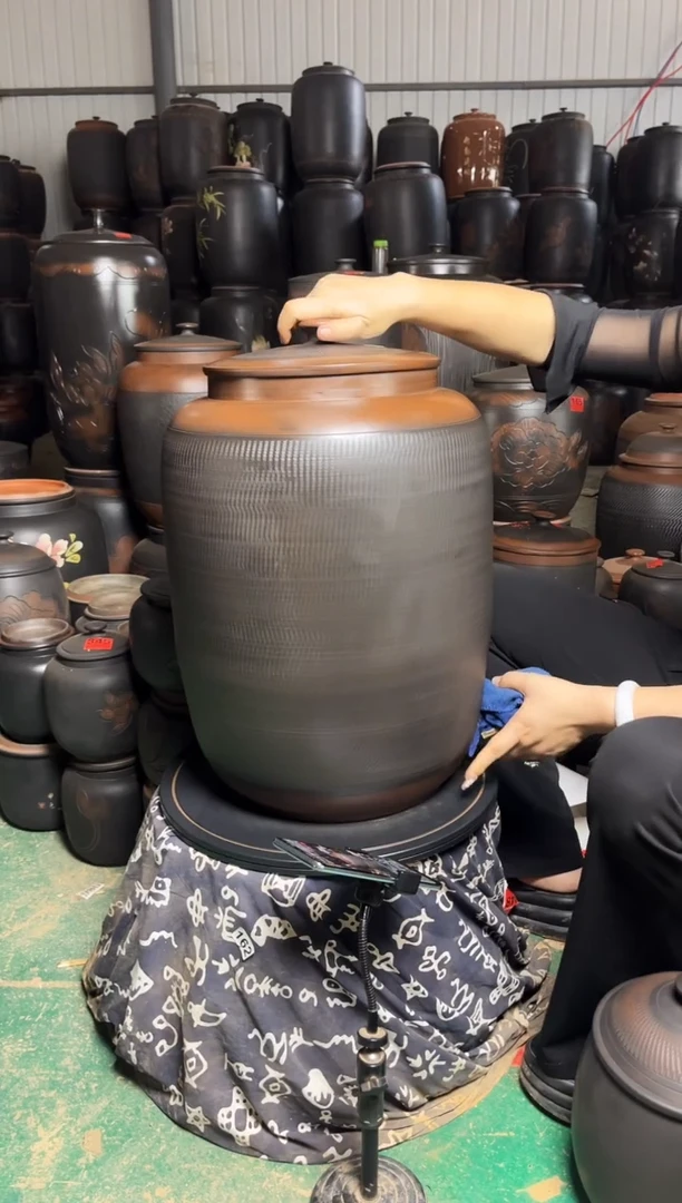 罐瑕疵茶缸高51cm 637 跳叨