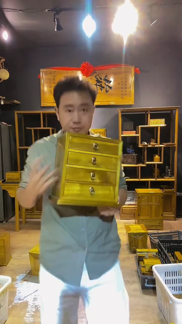 木金丝楠木制品四抽23*27*16.5